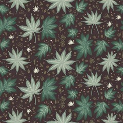 Green leaf marijuana 