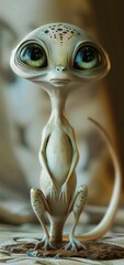 Fototapeta premium Construct a 3D figurine of a charming