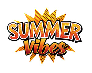 Summer vibes text