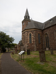 Old High Stephen Church y su cementerio, en Inverness, Highlands, Escocia, Reino Unido