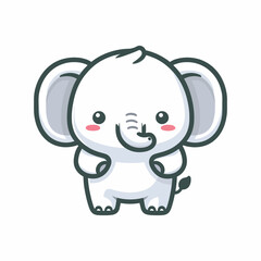 Elephant Cartoon Illustration