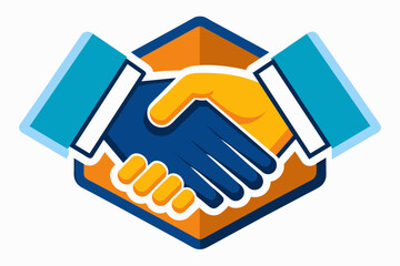 handshake-symbol-vector illustration 