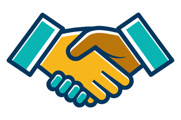 handshake-symbol-vector illustration 