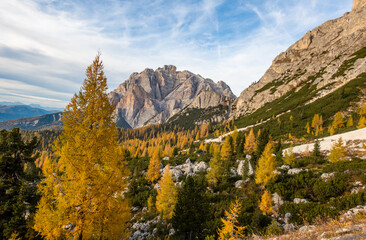 Obraz premium Fall in the Dolomites, Italy