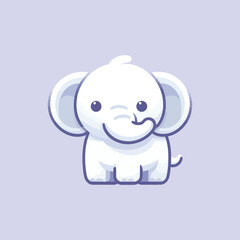 Fototapeta premium Elephant Cartoon Illustration