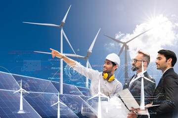 Green energy,alternative energy, the advancement of technology in carbon reduction through wind and...