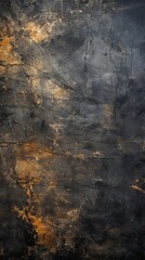 Abstract dark background with golden veins
