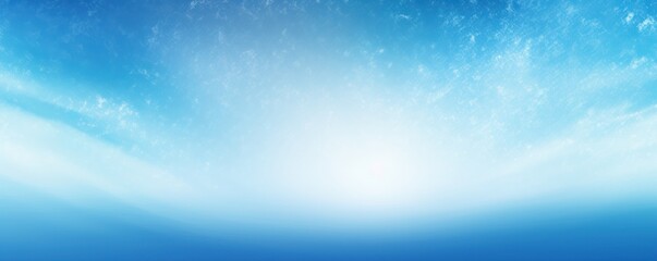 Sky Blue white glowing grainy gradient background texture with blank copy space for text photo or product presentation