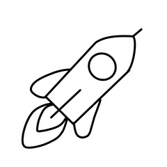 Rocket Symbol. vector