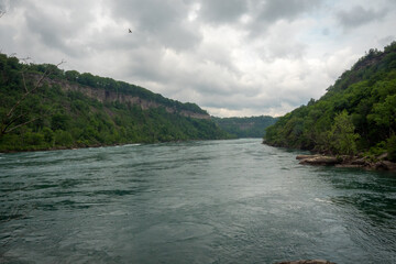 Obraz premium Large canyon with river