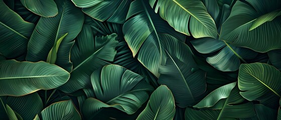 Luxurious Dark Banana Leaf Elegance. Concept Luxury Photoshoot, Dark Theme, Elegant Styling, Banana Leaf Backdrops
