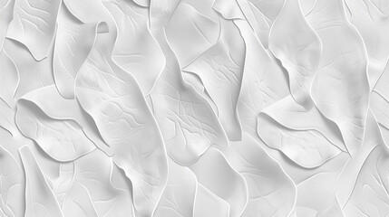 A seamless texture of white alabaster stone, with its translucent quality and fine veins creating a sense of depth and mystery 32k, full ultra HD, high resolution - obrazy, fototapety, plakaty