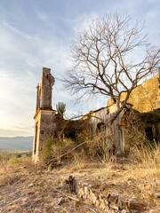 ruinas de ex hacienda san jose, en apulco jalisco mexico