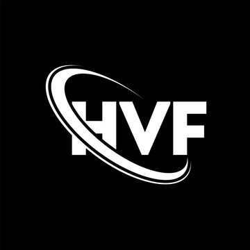 HVF logo. HVF letter. HVF letter logo design. Initials HVF logo linked with circle and uppercase monogram logo. HVF typography for technology, business and real estate brand.