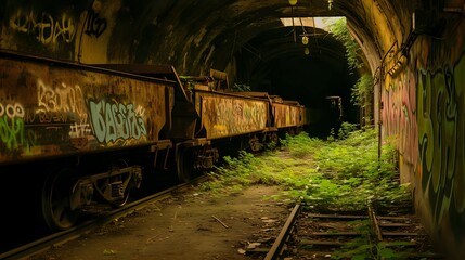Fototapeta na wymiar Graffiti City Underground./n