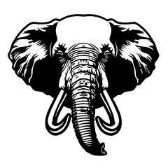 African Elephant Logo Design