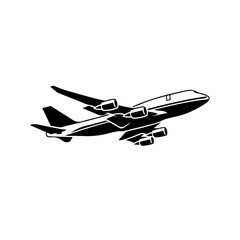 Fototapeta na wymiar Airplane Takeoff Logo Design
