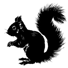 Eastern Gray Squirrel Logo Design