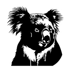 Head of cartoon koala Logo Design