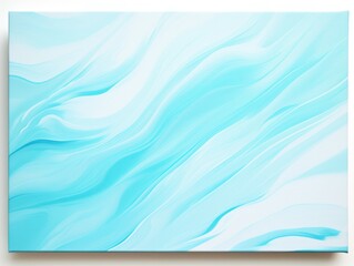 Turquoise and white flat digital illustration canvas with abstract graffiti and copy space for text background pattern