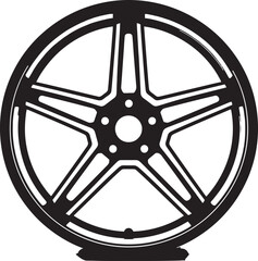 Alloy Archetype Timeless Vector Logo for Wheels Chrome Charm Alluring Alloy Wheel Vector Logo Icon