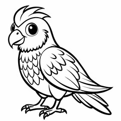 illustration of a parrot vector illustration