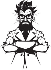 Brilliant Outburst Expressive Doctor Vector Logo Design Wrathful Wellness Assertive Doctor Vector Logo Icon