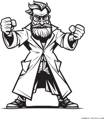 Angry Brilliance Passionate Doctor Symbol Brilliant Rage Dominant Doctor Logo