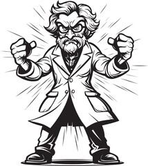 Healing Fury Striking Doctor Emblem Wrathful Healing Powerful Doctor Logo