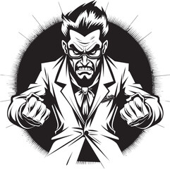 Brilliant Outburst Vibrant Doctor Icon in Vector Design Furious Brilliance Eruptive Doctor Vector Emblem