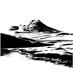 Tundra Landscape Logo Design