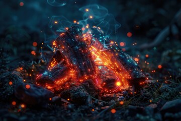 A digital campfire