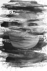 A portrait of a woman creatively merged with an abstract art. A paintography - 779030598