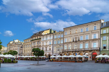 Fototapeta na wymiar Main square, Krakow, Poland