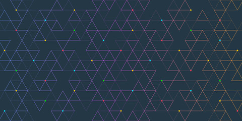 Abstract background with a seamless geometric pattern of simple triangle shapes. Stylish texture