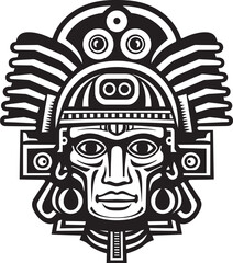 Reviving Aztec History Vector Drawing Logos Vector Tribute The Splendor of Aztec Art