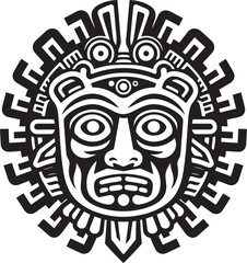 Preserving Aztec Culture Vector Logos Vector Art Celebrating Aztec Heritage