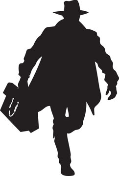 High Noon Heist Masked Cowboy Robber Vector Logo Design Renegade Raider Cartoon Masked Cowboy Robber Logo Icon