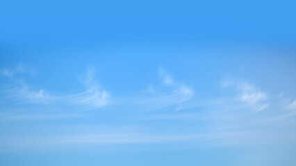 White clouds similar to sea waves, abstract background