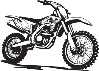 Extreme Terrain Tamer Vector Logo with Dirt Bike Illustration Off Road Adventure Icon Dirt Bike Vector Emblem for Explorers