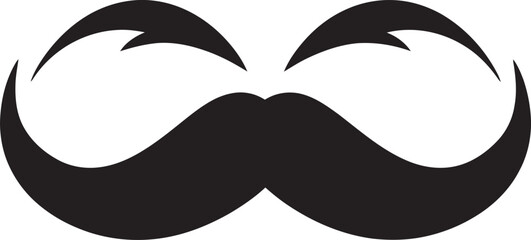 Vintage Vibes Moustache Icon Sketch Modern Twist Doodle Moustache Logo