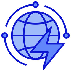 Power Globe Icon