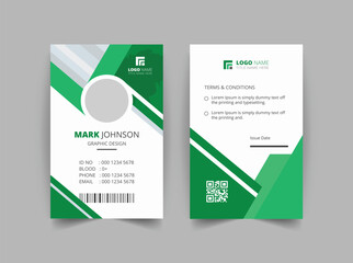 Creative official id card and identity card design