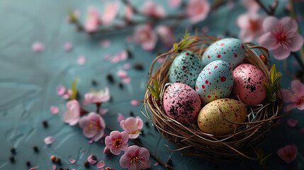 Easter wallpaper for desktop 4k 16*9, spring background, high resolution graphic source