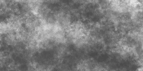 Fotobehang Abstract background with black and white marble texture. Gray concrete and cement grunge wall. Fog or smoke isolated on black backdrop gray painted paper textured canvas. Cement or stone texture. © Sanatçi