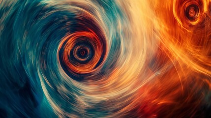 Colorful graphic swirls, graphic backgrounds, curve; digital vortex 