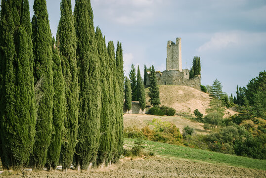 The silent watcher of Romena Castle