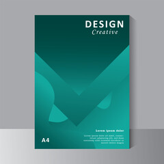 Corporate bussiness annual report flyer template design, Abstract Book cover design, brochure design - vector Eps