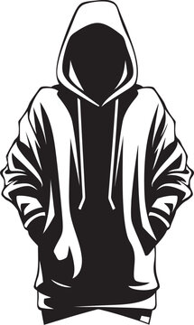 Urban Trailblazer Man in Hoodie Vector Logo Emblem Hoodie Visionary Stylish Man in Hoodie Vector Logo