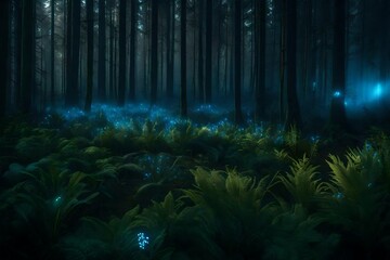 forest in the night
